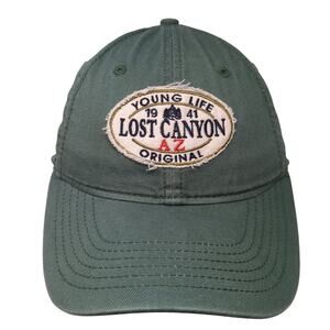 Young Life 1941 Lost Canyon AZ Baseball Cap Green One Size Adjustable Blue84